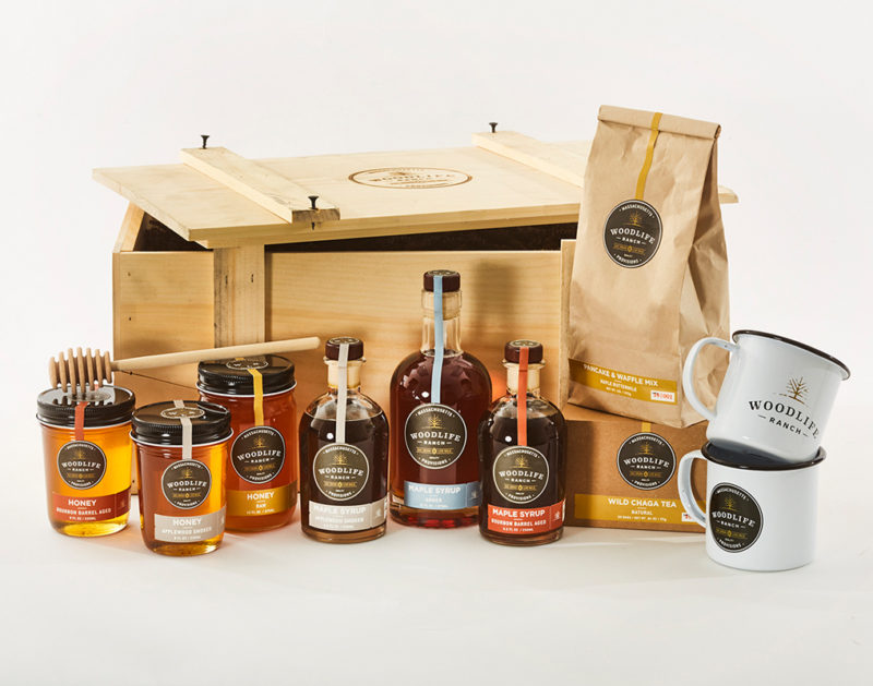 natural honey and maple syrup, provisions crate, woodlife ranch provisions crate
