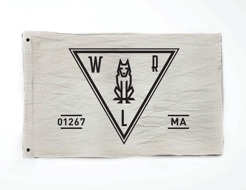 Woodlife Ranch Wolf Territory Flag
