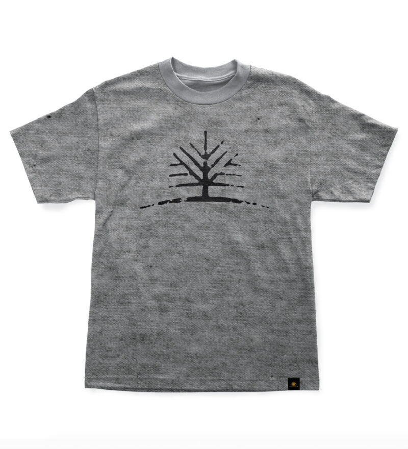 Woodlife Ranch Tree Gray T-shirt