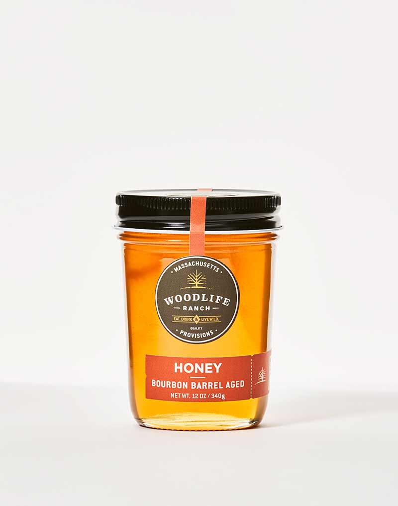 Pure honey, Woodlife Ranch Bourbon Barrel Aged Honey, Bourbon Barrel Aged Honey